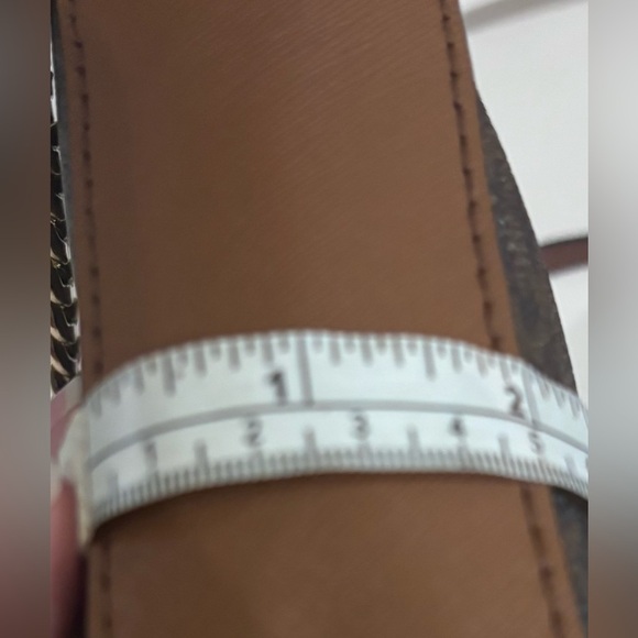 Michael Kors Brown Jet Set Large Printed Logo Crossbody Bag - Picture 9 of 16